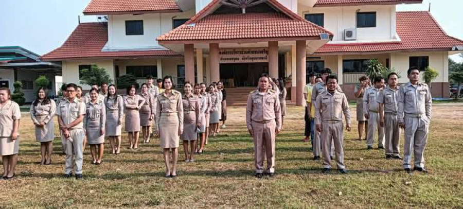 กิจกรรมเคารพธงชาติและร้องเพลงชาติไทยประจำเดือนมีนาคม พ.ศ.2568